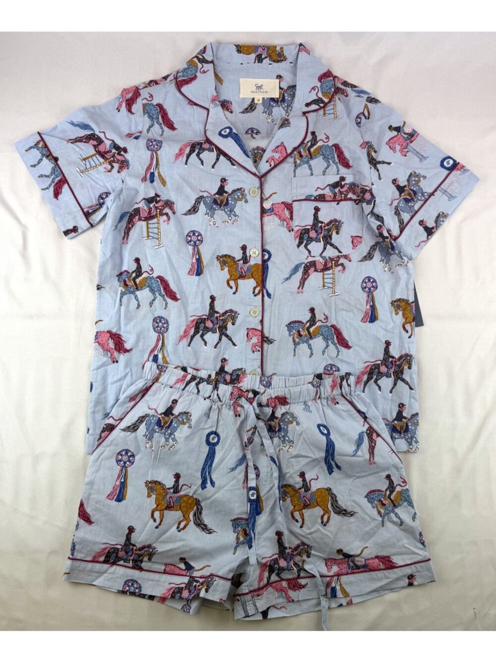 NWT Printfresh Short PJ Set in Horse Show Size XS